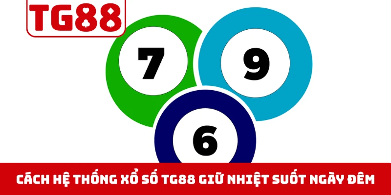Cách hệ thống xổ số TG88 giữ nhiệt suốt ngày đêm